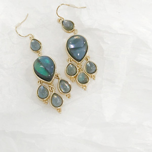 Sapphire blue earring